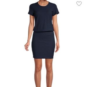 James Perse Women's Slub-Knit Blouson Dress (S)